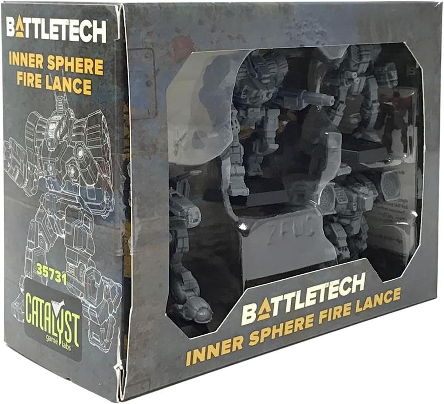 Battletech miniatures Inner sphere fire lance