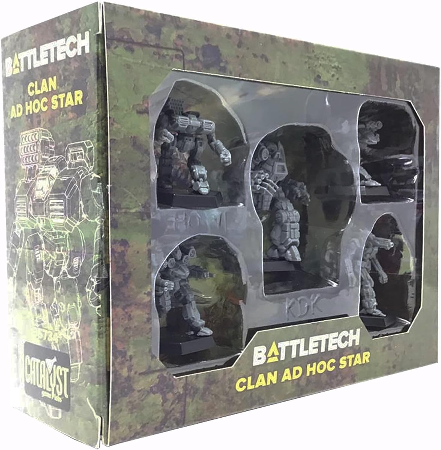 Battletech miniatures Clan Ad Hoc Star Box