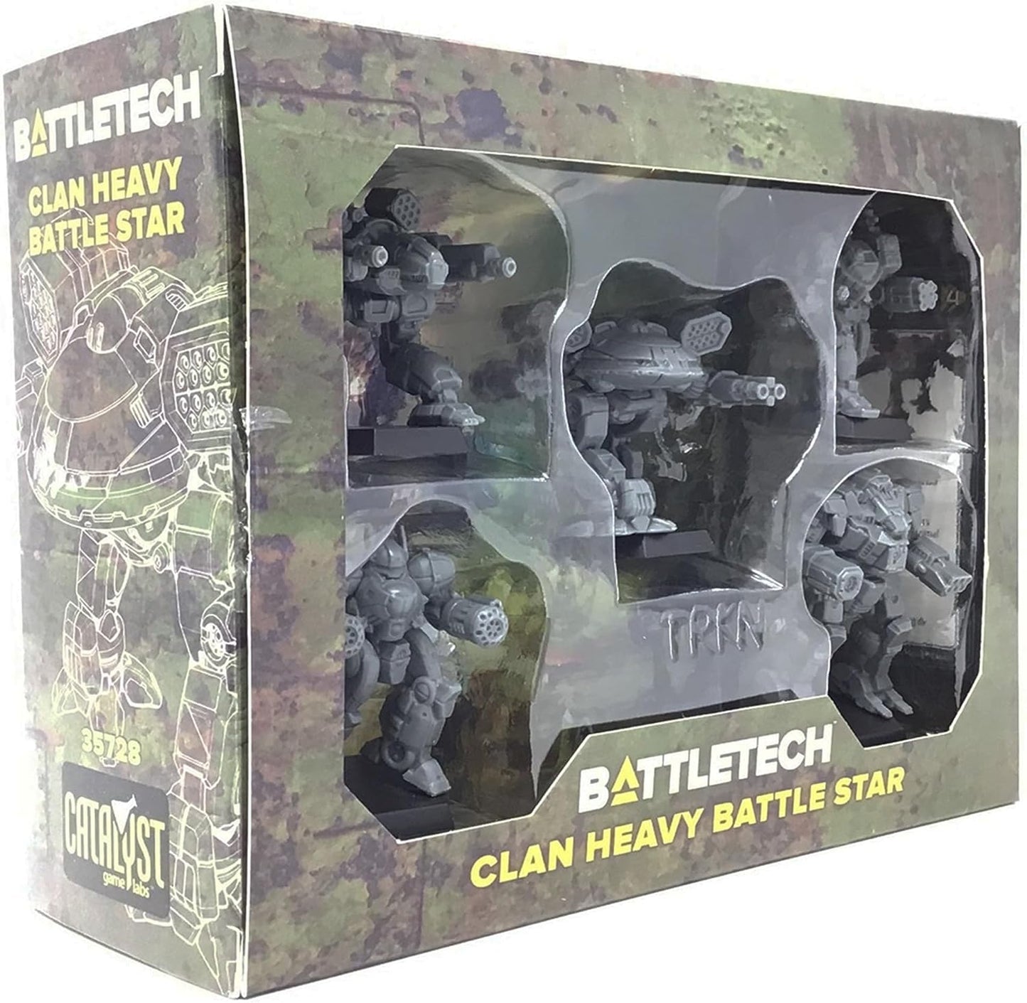Battletech Miniatures Clan Heavy Battlestar 