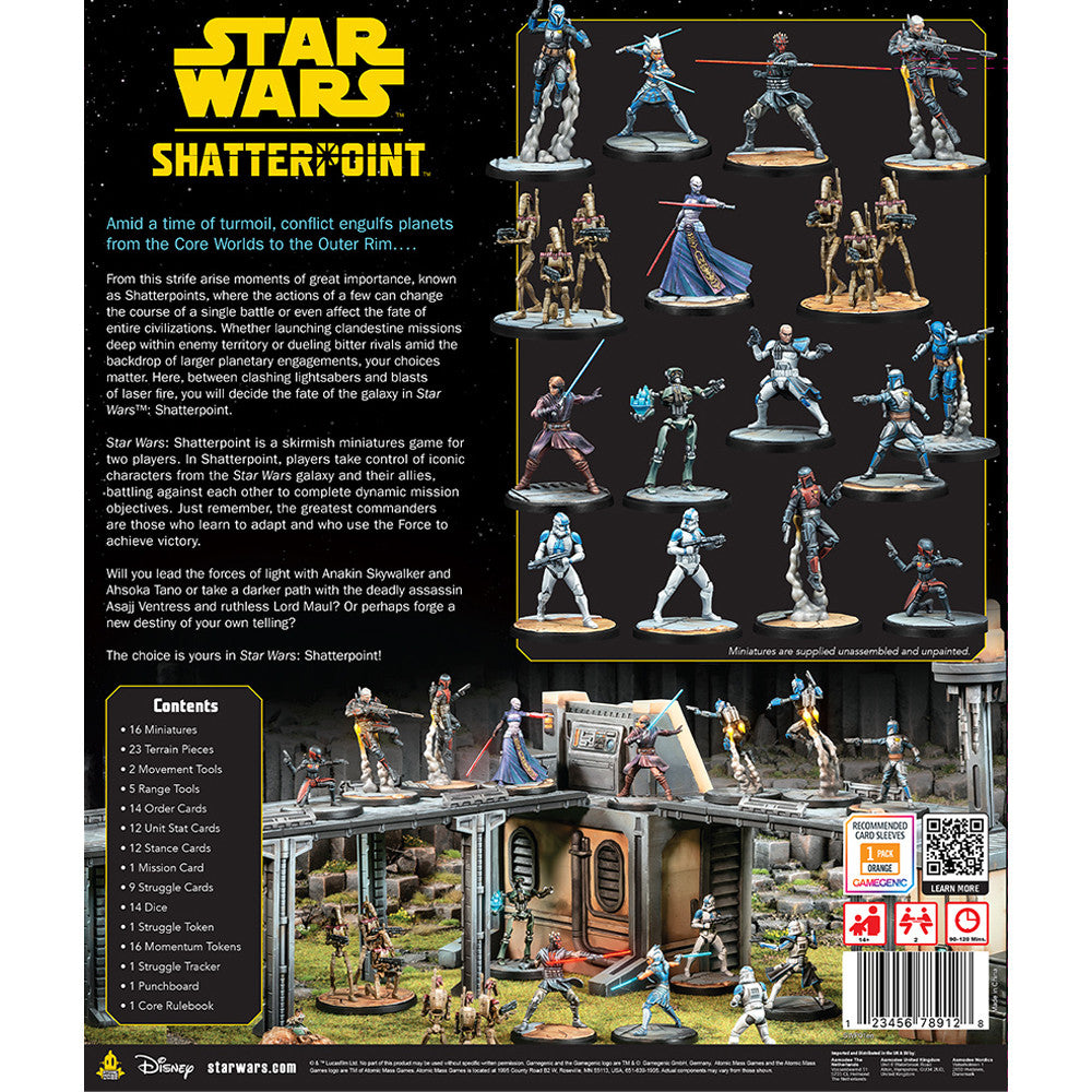 Star Wars Shatterpoint back of box contents