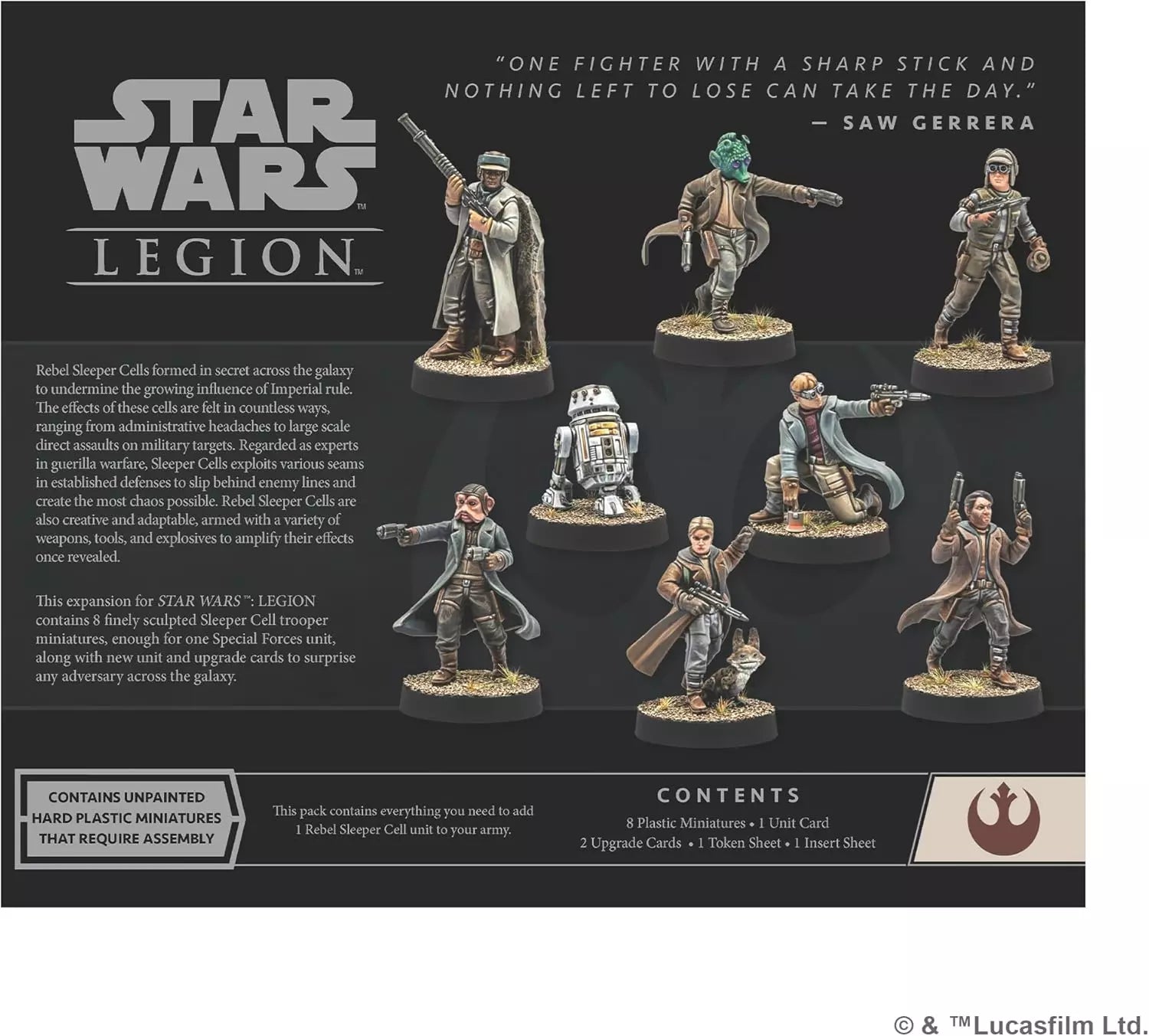 Star Wars Legion Rebel Sleeper Cell Expansion
