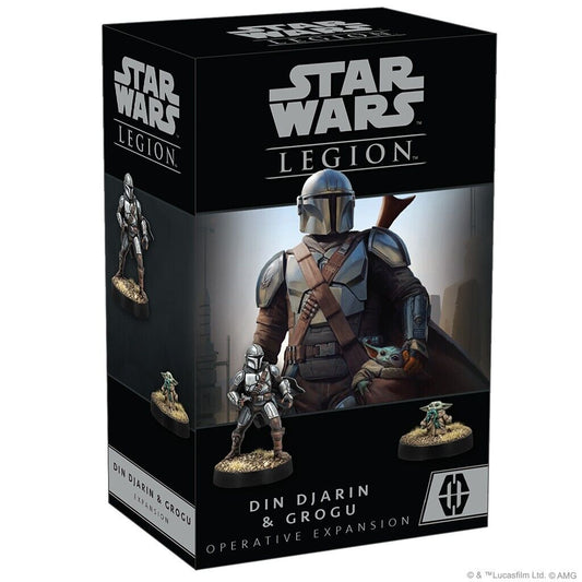 Din Djarin and Grogu Star Wars Legion Mandalorian 