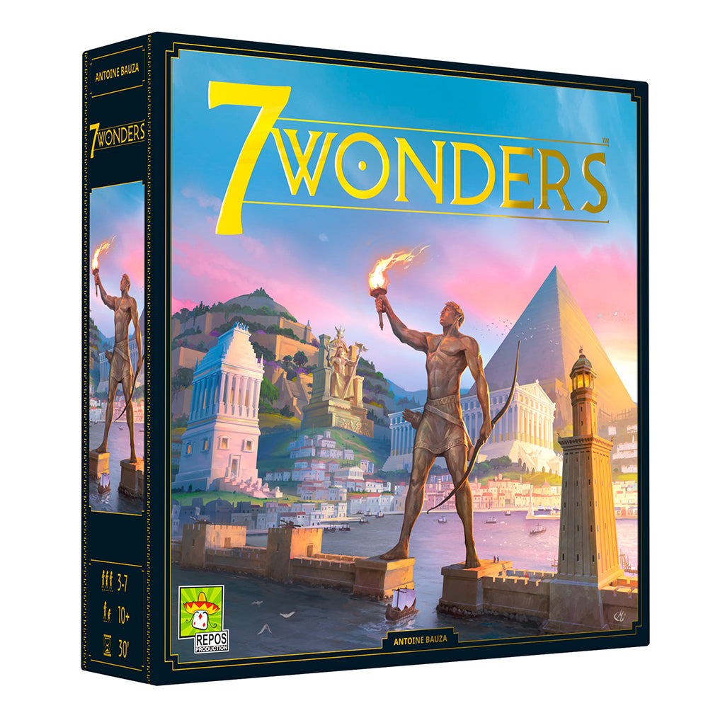 7 Wonders Board Game Front of Box