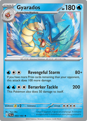 Gyarados - 043/193 (Reverse Foil)