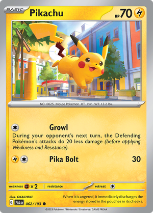 Pikachu - 062/193