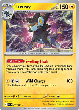 Luxray - 071/193 (Reverse Foil)