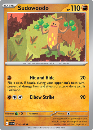 Sudowoodo - 109/193 (Reverse Foil)