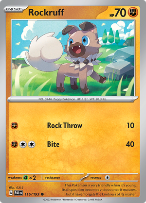 Rockruff - 116/193