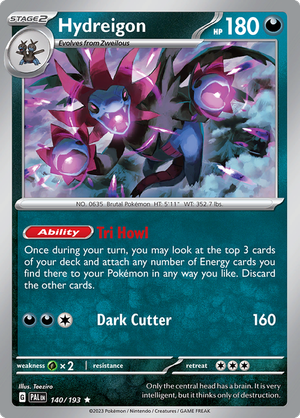 Hydreigon - 140/193 (Reverse Foil)