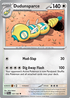 Dudunsparce - 157/193