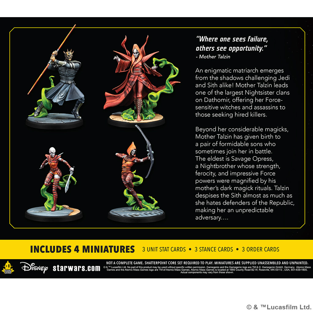 Star Wars Shatterpoint - Witches of Dathomir Squad Pack